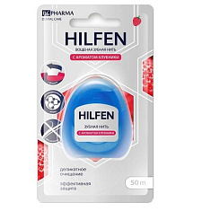 BC Pharma Хилфен Зубная нить с ароматом клубники 50м