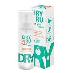Dry ru Deo Crystal дезодорант-спрей с минеральными кристаллами 40г