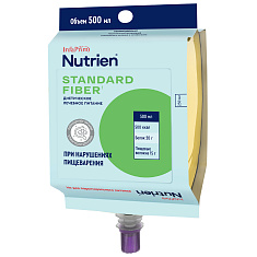 Нутриэн Стандарт с пищевыми волокнами с нейтральным вкусом стерилизованный 500мл N1 пакет