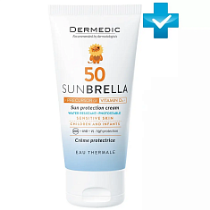 Dermedic Sunbrella Baby Детский солнцезащитный крем для лица SPF50 50мл