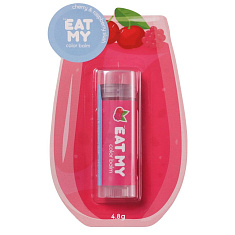 Eat My Оттеночный бальзам для губ Вишнево-малиновый слаш 4,8г