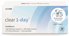 Линзы контактные Clearlab Clear 1-Day однодневные /-6.50/ N30