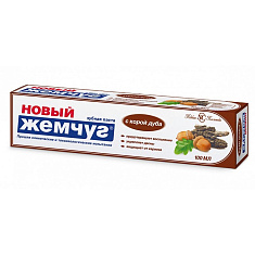 Новый жемчуг Зубная паста с Корой дуба гелевая 100мл
