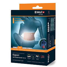 B.Well Корсет MED W-141 ортопедический бежевый р.L