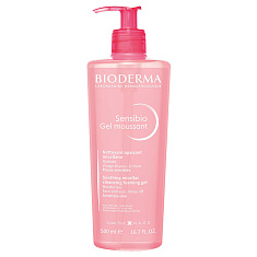 Bioderma Sensibio Очищающий гель для умывания для нормальной и чувствительной кожи лица 500 мл