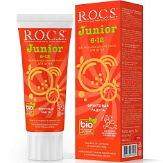 Рокс Зубная паста Junior Фруктовая радуга 74г
