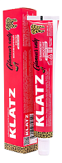 Klatz GLAMOUR ONLY Зубная паста для девушек Земляничный смузи без фтора 75мл
