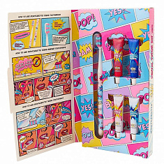 Montcarotte Teens набор для обучения чистке зубов 7+ Белый щетка+2 пасты+2 маркера