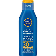 Nivea Сан лосьон солнцезащитный увлажняющий Защита и Увлажнение SPF30 100мл