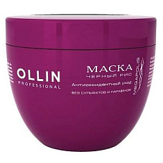 Ollin MEGAPOLIS Маска для волос на основе черного риса 300мл