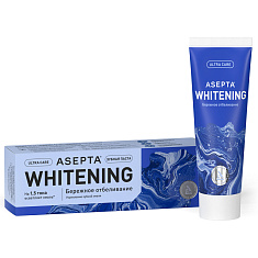 Асепта плюс зубная паста Бережное отбеливание 75мл N1