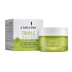Careline Triple Omega Крем для лица увлажняющий SPF15 50мл