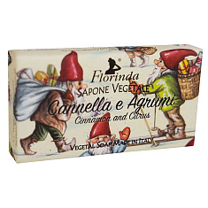 Florinda Мыло туалетное твердое Корица и цитрус 100г
